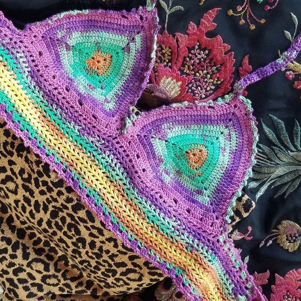 Beautiful Colorful Handmade Crochet Bustiers - Picture 8 of 10